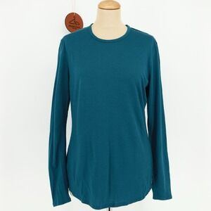 Segments 100% Merino Wool Shirt Large Lightweight Hiking Outdoor Long Sleeve